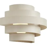 QAZQA Applique murale moderne beige avec LED à 3 niveaux de gradation - Lines