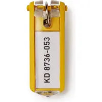 Durable Unisexe, Porte-clés, Porte-clés Porte-clés Keychain Clip, Jaune