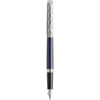 Waterman Stylo plume Hémisphère DeLuxe C.C Deep Lacquer F B. (Bleu, 1 x)