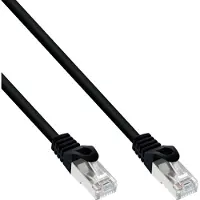 InLine 72503S Câble patch, SF/UTP, Cat.5e, noir, 3m