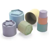Dantoy Tasses de Construction - 7 Parties - Multicolore - - UneTaille - Blocs Empilables