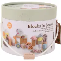 Jouéco The Wildies Wooden Blocks, 50pcs