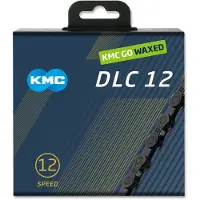 Kmc Dlc 12 Waxed Chain Argenté 126 Links / 12s