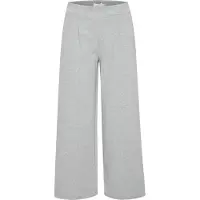 Ichi Pantalon 'Kate' gris chiné