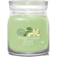Yankee candle Vanilla Lime bougie parfumée Signature 368 g