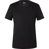 Super.natural Sierra140 V Neck Short Sleeve T-shirt Noir XL Homme