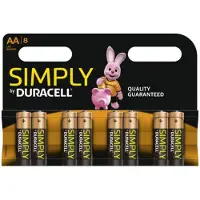 Duracell Baterijos Optimum, AA, 8 vnt.