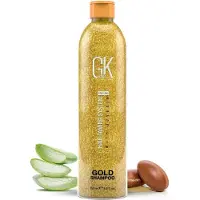 GK Hair Gold Shampoo shampoing hydratant protecteur à l'aloe vera et beurre de karité 250 ml