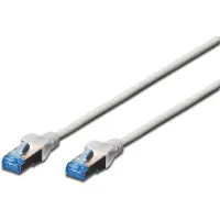 Digitus Câble patch Cat5e SF/UTP Ste. RJ45 3,00m gris Polybag