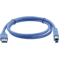 Kramer 6ft, USB3.0-A - USB3.0-B câble USB USB 3.2 Gen 1 (3.1 Gen 1) 1,8 m USB A USB B Noir