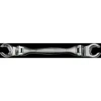 SW-Stahl 01488L-3 Clé pour conduites de frein I Clé à vis 12/13 I Clé à vis hexagonale en acier au chrome-vanadium I Articulation flexible