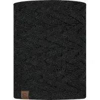 Buff Knitted&fleece Neck Warmer Noir