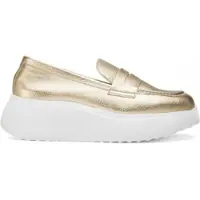 Wonders pour femme. A-3623_5432_7285 Mocassins en cuir doré Estela (37), 3 à 5 cm, Aucun, Casuel