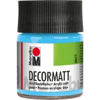 Marabu Acrylfarbe "Decormatt", gelbgrn, 50 ml, im Glas