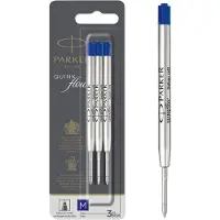 Parker Cartouche de stylo à bille QuinkFlow 3-pack Medium Blue