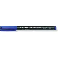 Staedtler Marqueur feutre universel Lumocolor , S, résistant à l’eau, bleu, 10 p.