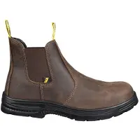 Safety Jogger Bottes de sécurité antidérapantes Jackman S3, marron, 45