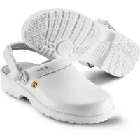 Sika Chaussure de travail Fusion ESD sabot ouvert avec bride de talon blanc-38