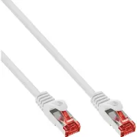 InLine 76903W Câble patch, S/FTP (PiMf), Cat.6, 250MHz, sans halogène, cuivre, blanc, 3m