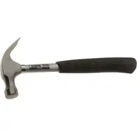 Bahco Steel Nail Hammer With Rubber Grip Tubular Handle 570g Argenté