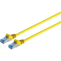 S-Conn Câble patch cat6A S/FTP PIMF jaune 10m