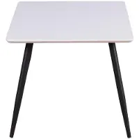 Ebuy24 Polar table de salle à manger pour enfants blanc.