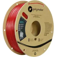 Polymaker PolyFlex TPU-95A High Speed, couleur:Translucent Red, taille du filament:1.75mm, poids:1 kg