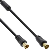 InLine 4043718129409 câble coaxial 5 m IEC Noir