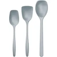 Mepal Set de cuillères à mélanger 3 pièces NEW Classic Dusty Blue, Ustensiles de cuisine, Bleu