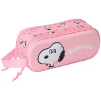 Snoopy 3d pencil case pink man rose Taille unique
