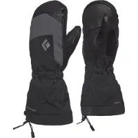Black Diamond - Moufles d'alpinisme en PrimaLoft&reg; - Mercury Mitts Black en Cuir - Taille L - Noir