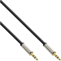 InLine - Câble audio - mini-phone stereo 3.5 mm mâle pour mini-phone stereo 3.5 mm mâle - 10 m - noir