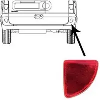 VAN WEZEL 4310940 Reflector rood