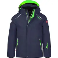 TROLLKIDS Veste de ski Holmenkollen Snow Jacket Pro pour enfants, bleu marine, pour les activités de plein air, 913-100