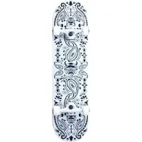 Speed Demons Skateboard - 8'' - Bandana complet - Blanc - - UneTaille - Skateboard