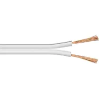 Goobay Câble pour haut-parleur - Sur bobine - blanc