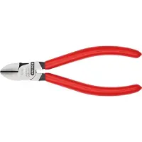 Knipex Diagonal Cutting Pliers With Plastic-coated Handles 140 Mm Rouge