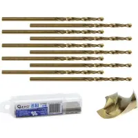 GEKO Forets pour métal 8,5 mm HSS, paquet de 10 (8,5 millimètres)
