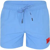 HUGO Dominica 10238035 Red Swimming Shorts Bleu S Homme