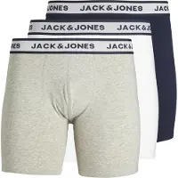 Jack & Jones Boxers bleu marine / gris clair / noir / blanc