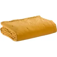 Vivaraise Jeté De Lit Tika Safran 240 X 260 Cm Vivaraise