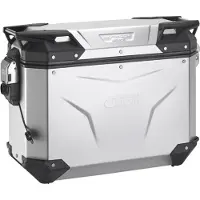 Givi Trekker Outback Evo Smart Anodised 37l Monokey Cam-side Obkev37aar Side Case Argenté
