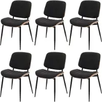 Mendler Chaise de salle à manger -O44 (lot de 6)