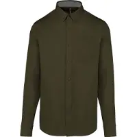 Kariban Chemise coton manches longues Nevada homme Light Khaki - Kariban K586 - Taille 4XL