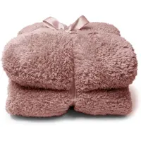 Unique living Plaid Unique Living Teddy Rose-150 x 200 cm