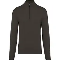 Kariban Pack 5 PULL 1/4 ZIP Dark Grey - Kariban K970 - Taille 3XL