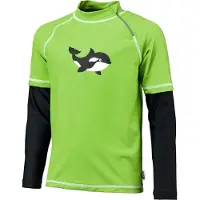 Beco Garçons, Maillot de surf, Beermann GmbH T-shirt anti-UV pour enfants -SEALIFE Standard vert/noir 116, Noir, Vert, (116)