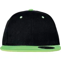 Result Pack 50 Casquette Bronx bicolore Black/Lime - Result RC082X - Taille One Size