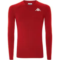 Kappa Vurbat Long Sleeve Base Layer Rouge M Homme
