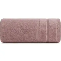 Eurofirany Serviette de bain avec bord en velours, tissée avec un fil brillant, 500 g/m2, 70 x 140 cm (70 x 140 cm)